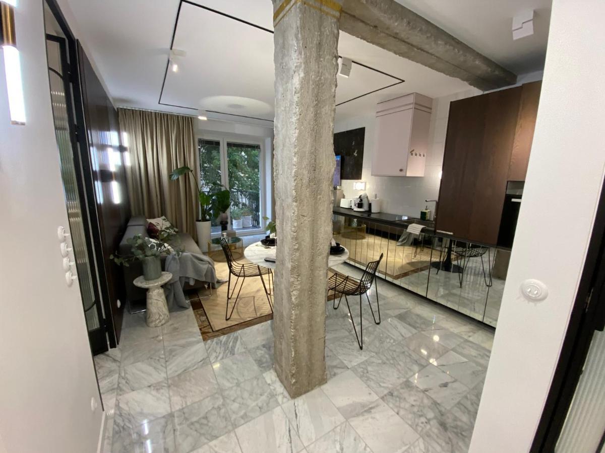 Design+Luxus Apartment Im Zentrum! +Netflix Varsovia Exterior foto